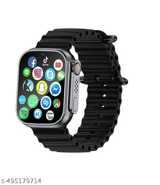 Smart T800 Ultra Smart Watch 1.99" Series 8 HD Display - Campatible for IOS & Android -Bluetooth Call, Fitness Tracker, Voice Assistance|Orange|1T800 Ultra Smart Watch 1.99" Series 8 HD Display - Campatible for IOS & Android -Bluetooth Call, Fitness Tracker, Voice Assistance|Orange|1
